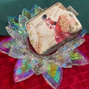 Paris rosebud 🌹🗼 coin purse/card holder